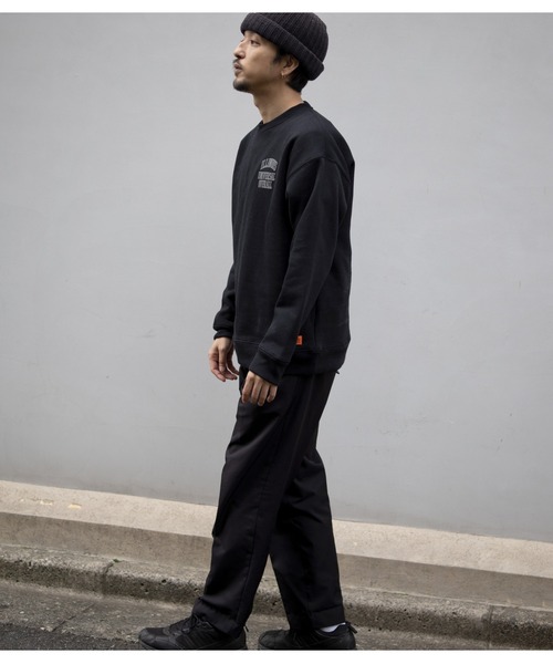UNIVERSAL OVERALL（ユニバーサルオーバーオール）の「ユニバーサルオーバーオール スウェット SWEAT SHIRT_ILLINOIS（スウェット・メンズ・ブラック/アイボリー/ヘザーグレー・L/XL/M）」の16枚目の写真