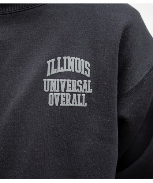 UNIVERSAL OVERALL（ユニバーサルオーバーオール）の「ユニバーサルオーバーオール スウェット SWEAT SHIRT_ILLINOIS（スウェット・メンズ・ブラック/アイボリー/ヘザーグレー・L/XL/M）」の18枚目の写真