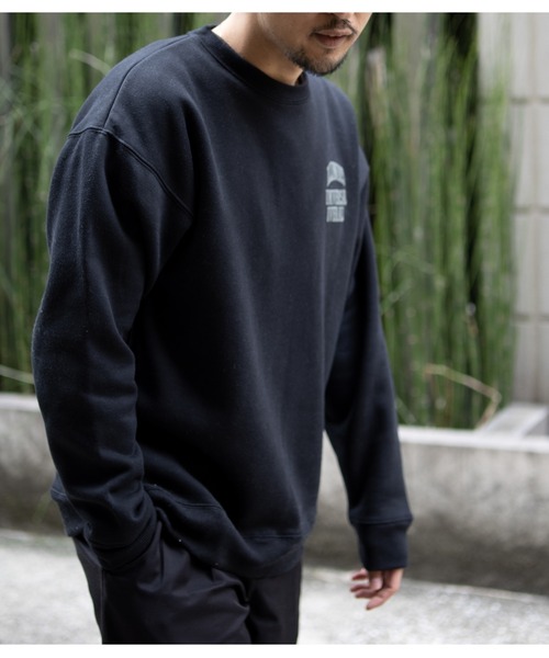 UNIVERSAL OVERALL（ユニバーサルオーバーオール）の「ユニバーサルオーバーオール スウェット SWEAT SHIRT_ILLINOIS（スウェット・メンズ・ブラック/アイボリー/ヘザーグレー・L/XL/M）」の20枚目の写真