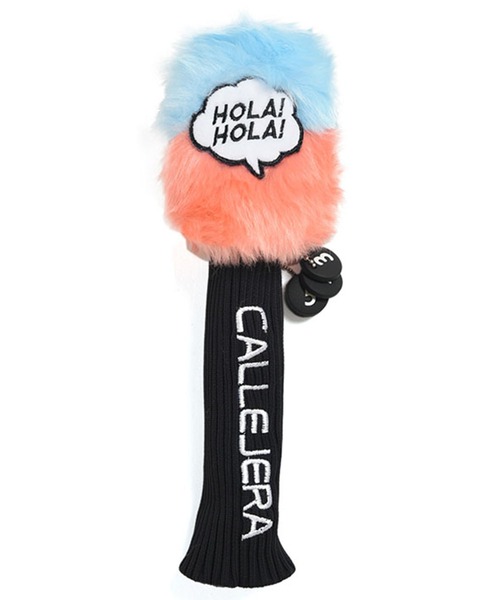GIORDANO（ジョルダーノ）の「[ CALLEJERA ] FUR H.C UT（ゴルフグッズ・レディース・ブルー/ラベンダー/イエロー・FREE）」の2枚目の写真