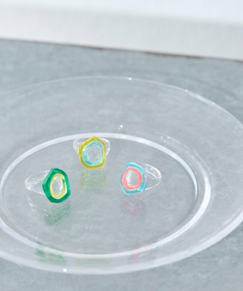 MERLOT(メルロー)の「クリアカラーリング(リング・レディース・ブルー/イエロー/グリーン・FREE)」の8枚目の写真