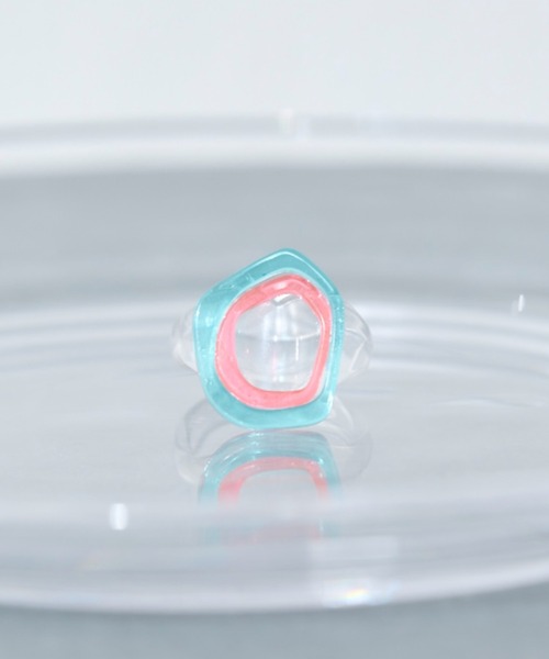 MERLOT(メルロー)の「クリアカラーリング(リング・レディース・ブルー/イエロー/グリーン・FREE)」の6枚目の写真