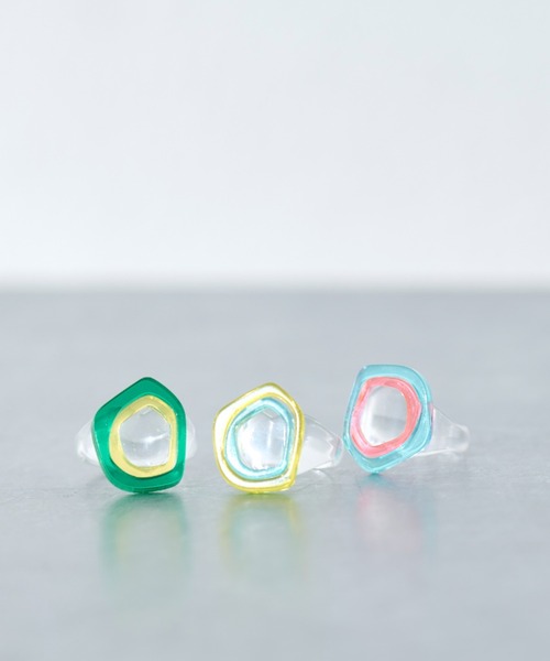 MERLOT(メルロー)の「クリアカラーリング(リング・レディース・ブルー/イエロー/グリーン・FREE)」の12枚目の写真