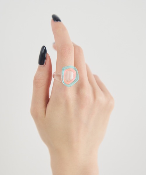 MERLOT(メルロー)の「クリアカラーリング(リング・レディース・ブルー/イエロー/グリーン・FREE)」の18枚目の写真