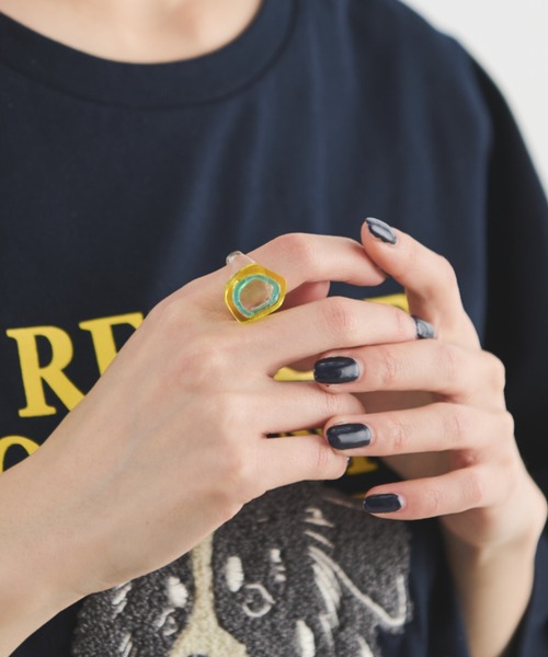 MERLOT(メルロー)の「クリアカラーリング(リング・レディース・ブルー/イエロー/グリーン・FREE)」の16枚目の写真