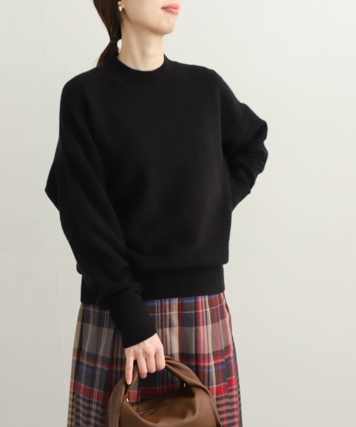 URBAN RESEARCH DOORS（アーバンリサーチドアーズ）の「ハイネックモチモチニット（ニット/セーター・レディース・ミント/ベージュ系その他/ブルー/ブラック・MEDIUM）」の2枚目の写真