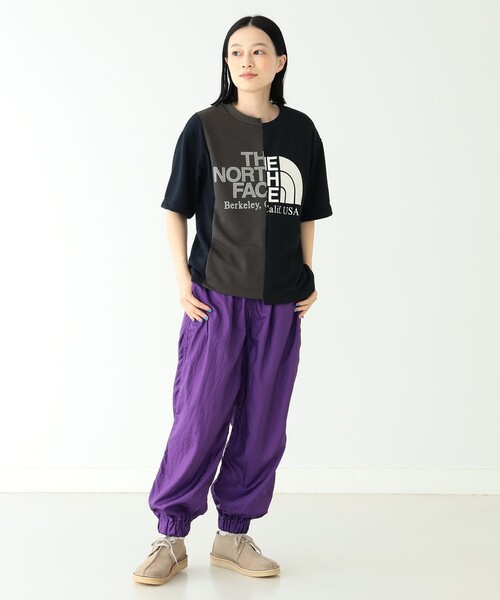 BEAMS BOY（ビームスボーイ）の「BEAMS BOY / ナイロンタフタ スポーツパンツ 23SS（その他パンツ・レディース・グレー系その他/グリーン/パープル・ONE SIZE）」の8枚目の写真