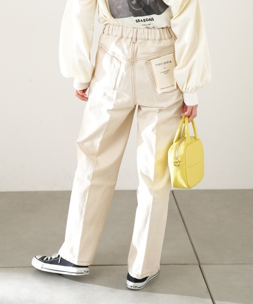 CIAOPANIC TYPY（チャオパニックティピー）の「センタープレスデニムパンツ（デニムパンツ・レディース・ホワイト/ブルー/ネイビー・SMALL/MEDIUM）」の7枚目の写真