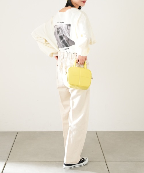 CIAOPANIC TYPY（チャオパニックティピー）の「センタープレスデニムパンツ（デニムパンツ・レディース・ホワイト/ブルー/ネイビー・SMALL/MEDIUM）」の13枚目の写真