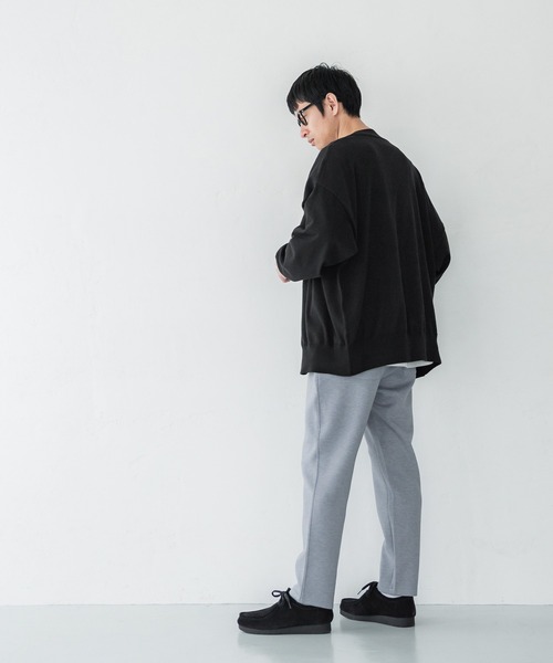 coca（coca）（コカ）の「メンズワンポイント刺繍カーディガン（カーディガン/ボレロ・メンズ・グレー/ブラック・M/L/XL）」の6枚目の写真