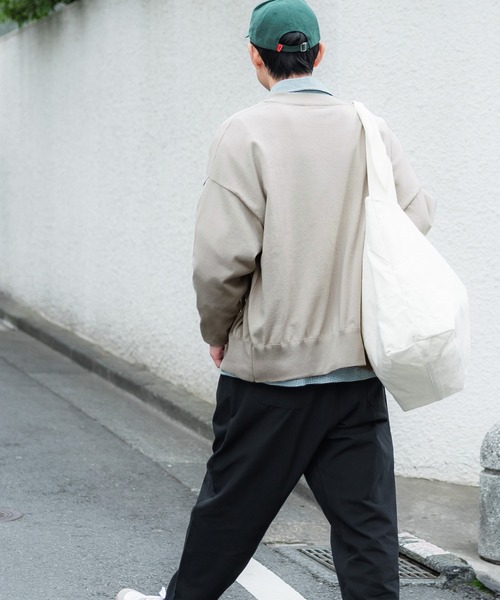 coca（coca）（コカ）の「メンズワンポイント刺繍カーディガン（カーディガン/ボレロ・メンズ・グレー/ブラック・M/L/XL）」の8枚目の写真