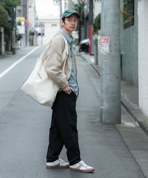 coca（coca）（コカ）の「メンズワンポイント刺繍カーディガン（カーディガン/ボレロ・メンズ・グレー/ブラック・M/L/XL）」の9枚目の写真