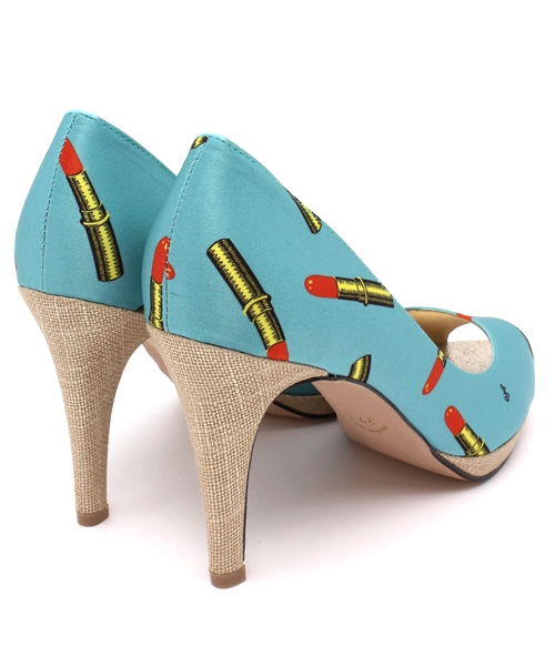 LE TALON（ルタロン）の「【sweet 6月号掲載】◇YUGE 9.5CMリップガラオープントゥ（パンプス・レディース・アイボリー/ブルー系その他・36/37/35.5/36.5/37.5/38）」の5枚目の写真