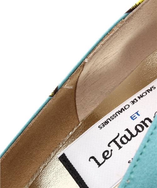 LE TALON（ルタロン）の「【sweet 6月号掲載】◇YUGE 9.5CMリップガラオープントゥ（パンプス・レディース・アイボリー/ブルー系その他・36/37/35.5/36.5/37.5/38）」の8枚目の写真