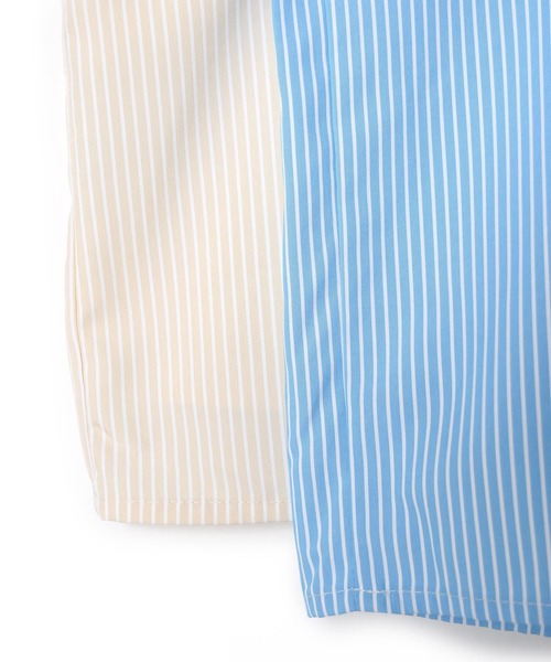 Alley by w closet(アリーバイダブルクローゼット)の「【セットアップ対応/Alley】ストライプギャザースカート(スカート・レディース・ブルー/イエロー・FREE)」の19枚目の写真