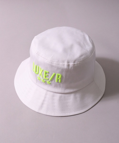 RM)【ユニセックス】【LUXE/R】ブランド ロゴ バケットハット