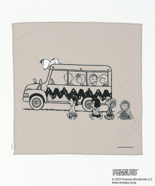 LEPSIM（レプシィム）の「【PEANUTS】バンダナハンカチ　177720（ハンカチ/ハンドタオル・レディース・ライトグリーン/イエロー/グレー/オフホワイト・ONE SIZE）」の8枚目の写真