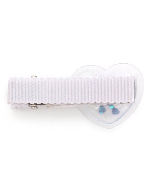 apres les cours（アプレレクール）の「ハート・お花モチーフヘアクリップ（バレッタ/ヘアクリップ・キッズ・ピンク/ラベンダー/イエロー/サックスブルー・FREE）」の6枚目の写真