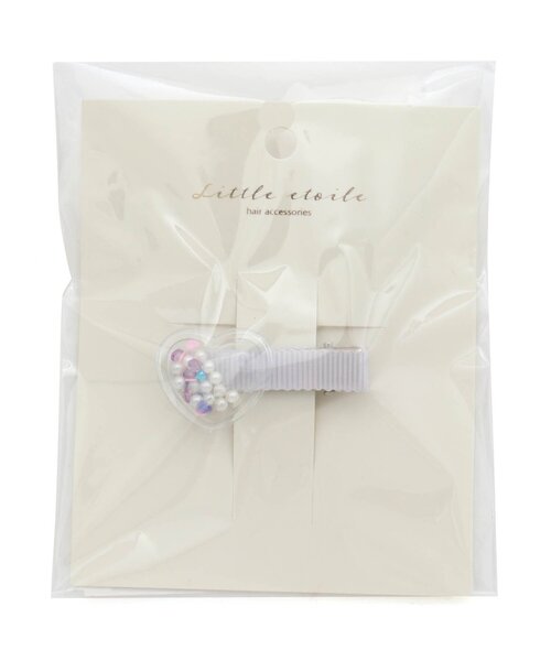 apres les cours（アプレレクール）の「ハート・お花モチーフヘアクリップ（バレッタ/ヘアクリップ・キッズ・ピンク/ラベンダー/イエロー/サックスブルー・FREE）」の13枚目の写真