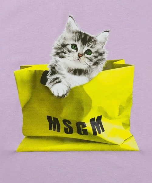 MSGM KIDS（エムエスジーエムキッズ）の「MSGM CAT LOGO BAG 