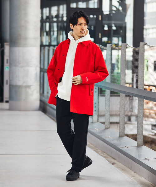 +phenix × EDIFICE 別注GORE-TEX フーデットコート phenix / プラスフェニックス】別注 GORE-TEX ステンカラーコート
