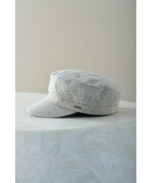 AZUL by moussy（アズールバイマウジー）の「LINEN LIKE CASQUETTE/リネンライクキャスケット（キャスケット・レディース・ブラック/ライトベージュ/ブラウン・FREE）」の16枚目の写真