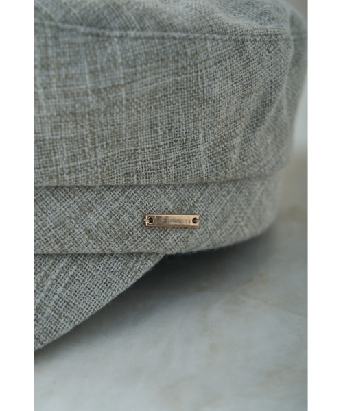 AZUL by moussy（アズールバイマウジー）の「LINEN LIKE CASQUETTE/リネンライクキャスケット（キャスケット・レディース・ブラック/ライトベージュ/ブラウン・FREE）」の17枚目の写真