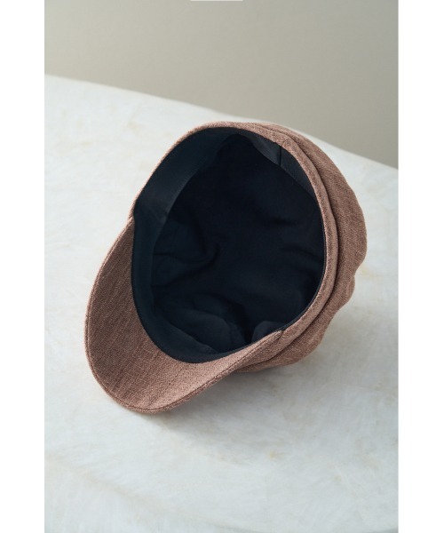 AZUL by moussy（アズールバイマウジー）の「LINEN LIKE CASQUETTE/リネンライクキャスケット（キャスケット・レディース・ブラック/ライトベージュ/ブラウン・FREE）」の12枚目の写真