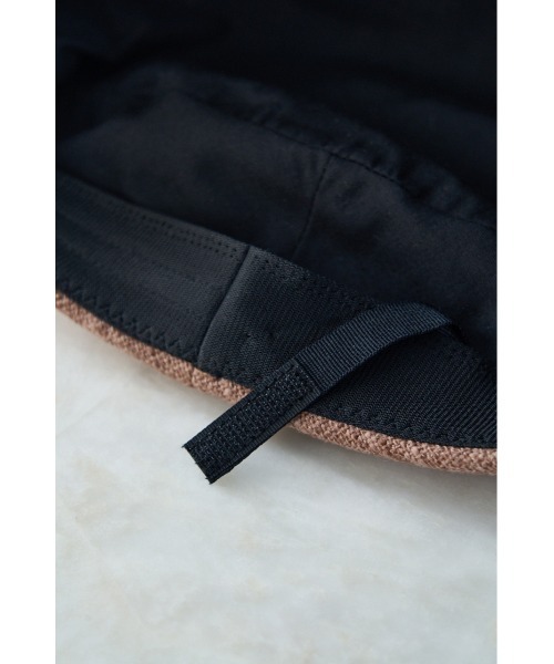 AZUL by moussy（アズールバイマウジー）の「LINEN LIKE CASQUETTE/リネンライクキャスケット（キャスケット・レディース・ブラック/ライトベージュ/ブラウン・FREE）」の13枚目の写真