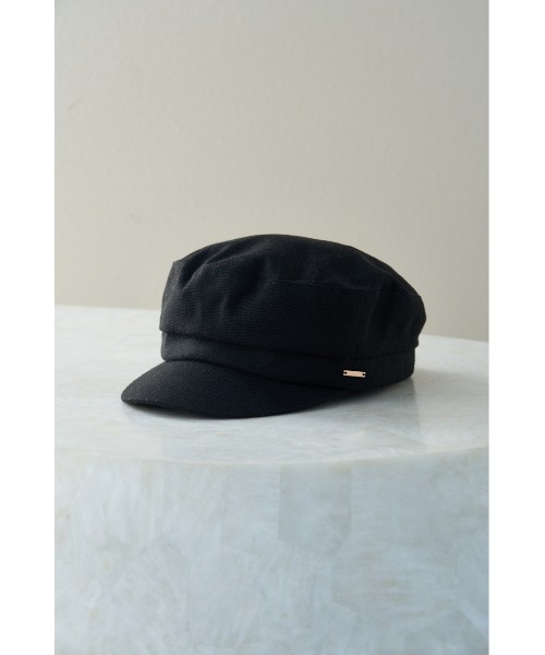 AZUL by moussy（アズールバイマウジー）の「LINEN LIKE CASQUETTE/リネンライクキャスケット（キャスケット・レディース・ブラック/ライトベージュ/ブラウン・FREE）」の22枚目の写真