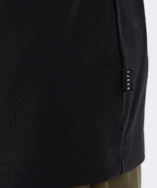 RUSTY(ラスティ)の「【RUSTY:ラスティー】半袖ロゴTシャツ(Tシャツ/カットソー・メンズ・ブルー/ベージュ/ブラック/ホワイト・X-LARGE/LARGE/MEDIUM)」の22枚目の写真