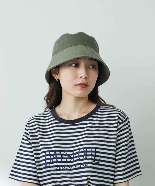 SENSE OF PLACE by URBAN RESEARCH（センスオブプレイスバイアーバンリサーチ）の「『ユニセックス』ツイルバケットハット（ハット・メンズ・ライトカーキ/ライトベージュ/ブラック・ONE）」の10枚目の写真