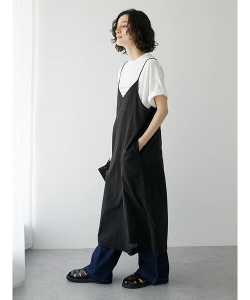 CRAFT STANDARD BOUTIQUE（クラフトスタンダードブティック）の「インドコットン　キャミワンピース（ワンピース・レディース・ブラック/ブルー・FREE）」の13枚目の写真