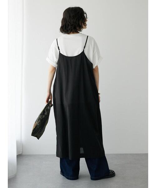 CRAFT STANDARD BOUTIQUE（クラフトスタンダードブティック）の「インドコットン　キャミワンピース（ワンピース・レディース・ブラック/ブルー・FREE）」の14枚目の写真