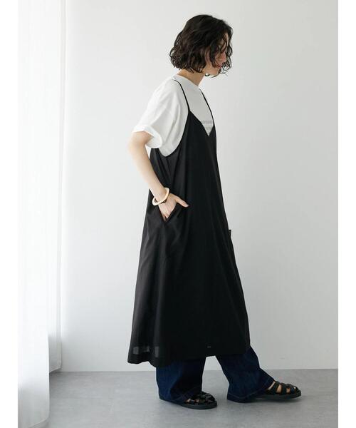 CRAFT STANDARD BOUTIQUE（クラフトスタンダードブティック）の「インドコットン　キャミワンピース（ワンピース・レディース・ブラック/ブルー・FREE）」の15枚目の写真