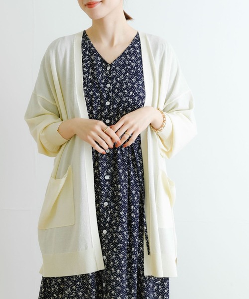 URBAN RESEARCH（アーバンリサーチ）の「UVカット加工ガウンカーディガン（カーディガン/ボレロ・レディース・アイボリー/ブラック/ベージュ系その他・FREE）」の20枚目の写真