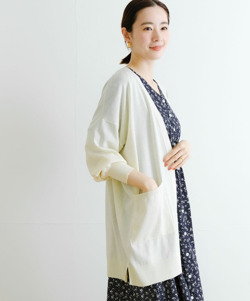 URBAN RESEARCH（アーバンリサーチ）の「UVカット加工ガウンカーディガン（カーディガン/ボレロ・レディース・アイボリー/ブラック/ベージュ系その他・FREE）」の16枚目の写真