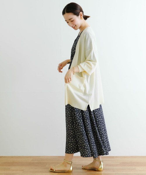 URBAN RESEARCH（アーバンリサーチ）の「UVカット加工ガウンカーディガン（カーディガン/ボレロ・レディース・アイボリー/ブラック/ベージュ系その他・FREE）」の5枚目の写真