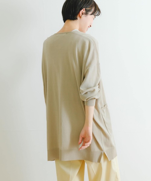 URBAN RESEARCH（アーバンリサーチ）の「UVカット加工ガウンカーディガン（カーディガン/ボレロ・レディース・アイボリー/ブラック/ベージュ系その他・FREE）」の15枚目の写真