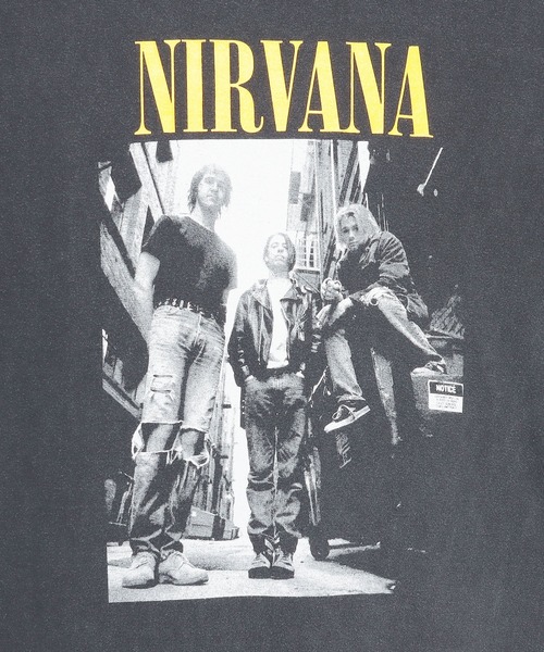 GOOD ROCK SPEED(グッドロックスピード)の「【GOOD ROCK SPEED】”NIRVANA” フォトTシャツ/ニルヴァーナ(Tシャツ/カットソー・メンズ・ブラック・M/L/XL)」の4枚目の写真