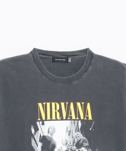 GOOD ROCK SPEED(グッドロックスピード)の「【GOOD ROCK SPEED】”NIRVANA” フォトTシャツ/ニルヴァーナ(Tシャツ/カットソー・メンズ・ブラック・M/L/XL)」の6枚目の写真