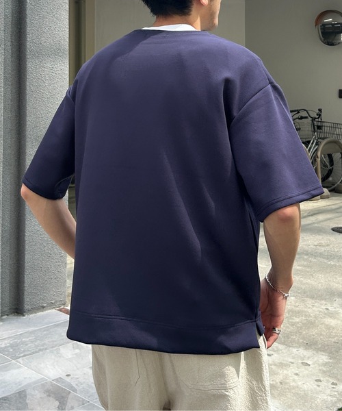 CPCM(シーピーシーエム)の「接触冷感ダンボールT(Tシャツ/カットソー・メンズ・チャコールグレー/ホワイト/グレー/ネイビー/ベージュ/グリーン/ブラック系その他/ホワイト系その他/ボルドー・MEDIUM/LARGE)」の17枚目の写真