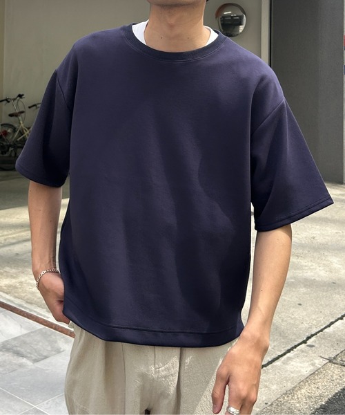 CPCM(シーピーシーエム)の「接触冷感ダンボールT(Tシャツ/カットソー・メンズ・チャコールグレー/ホワイト/グレー/ネイビー/ベージュ/グリーン/ブラック系その他/ホワイト系その他/ボルドー・MEDIUM/LARGE)」の18枚目の写真
