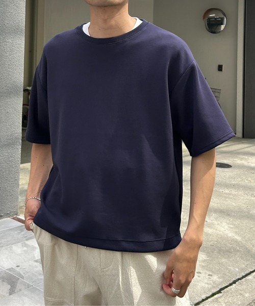 CPCM(シーピーシーエム)の「接触冷感ダンボールT(Tシャツ/カットソー・メンズ・チャコールグレー/ホワイト/グレー/ネイビー/ベージュ/グリーン/ブラック系その他/ホワイト系その他/ボルドー・MEDIUM/LARGE)」の19枚目の写真