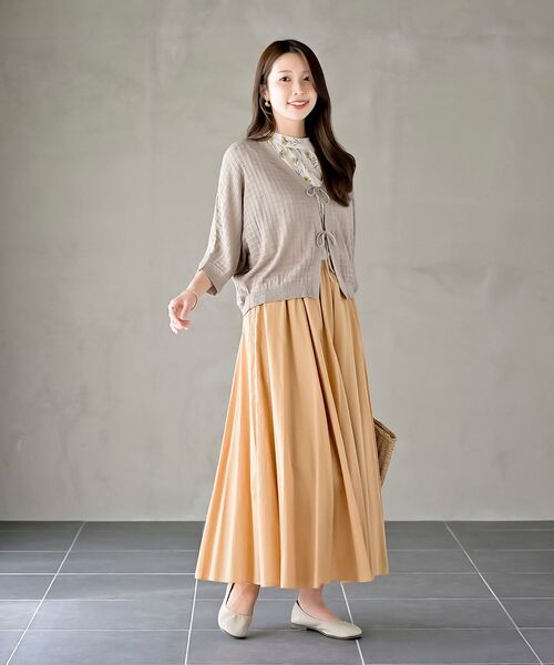 花柄プチハイネック7分袖ブラウス（シャツ/ブラウス）｜rps（アール