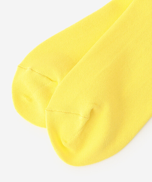 Bshop(ビショップ)の「MORRIS & SONS | ポリエステル ショートソックス WOMEN(ソックス/靴下・レディース・ホワイト/イエロー/ブラック・WOMENS)」の5枚目の写真
