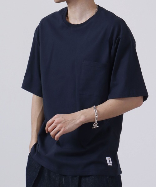 Toucan Surfing(トゥーカンサーフィン)の「Toucan Surfing 天竺 バックプリント ポケット付き 半袖Tシャツ(Tシャツ/カットソー・メンズ・ネイビー/グリーン/ホワイト/ブラック・M/L/LL)」の1枚目の写真