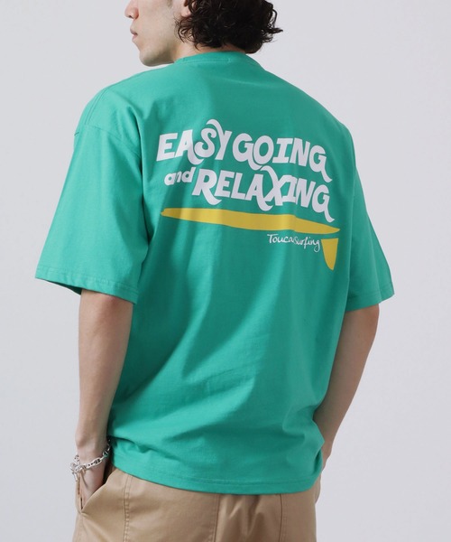 Toucan Surfing(トゥーカンサーフィン)の「Toucan Surfing 天竺 バックプリント ポケット付き 半袖Tシャツ(Tシャツ/カットソー・メンズ・ネイビー/グリーン/ホワイト/ブラック・M/L/LL)」の18枚目の写真