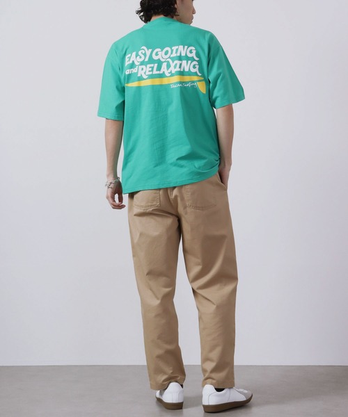 Toucan Surfing(トゥーカンサーフィン)の「Toucan Surfing 天竺 バックプリント ポケット付き 半袖Tシャツ(Tシャツ/カットソー・メンズ・ネイビー/グリーン/ホワイト/ブラック・M/L/LL)」の20枚目の写真