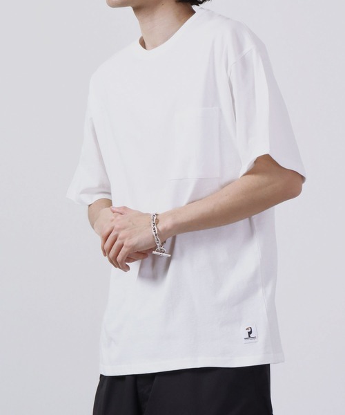 Toucan Surfing(トゥーカンサーフィン)の「Toucan Surfing 天竺 バックプリント ポケット付き 半袖Tシャツ(Tシャツ/カットソー・メンズ・ネイビー/グリーン/ホワイト/ブラック・M/L/LL)」の7枚目の写真